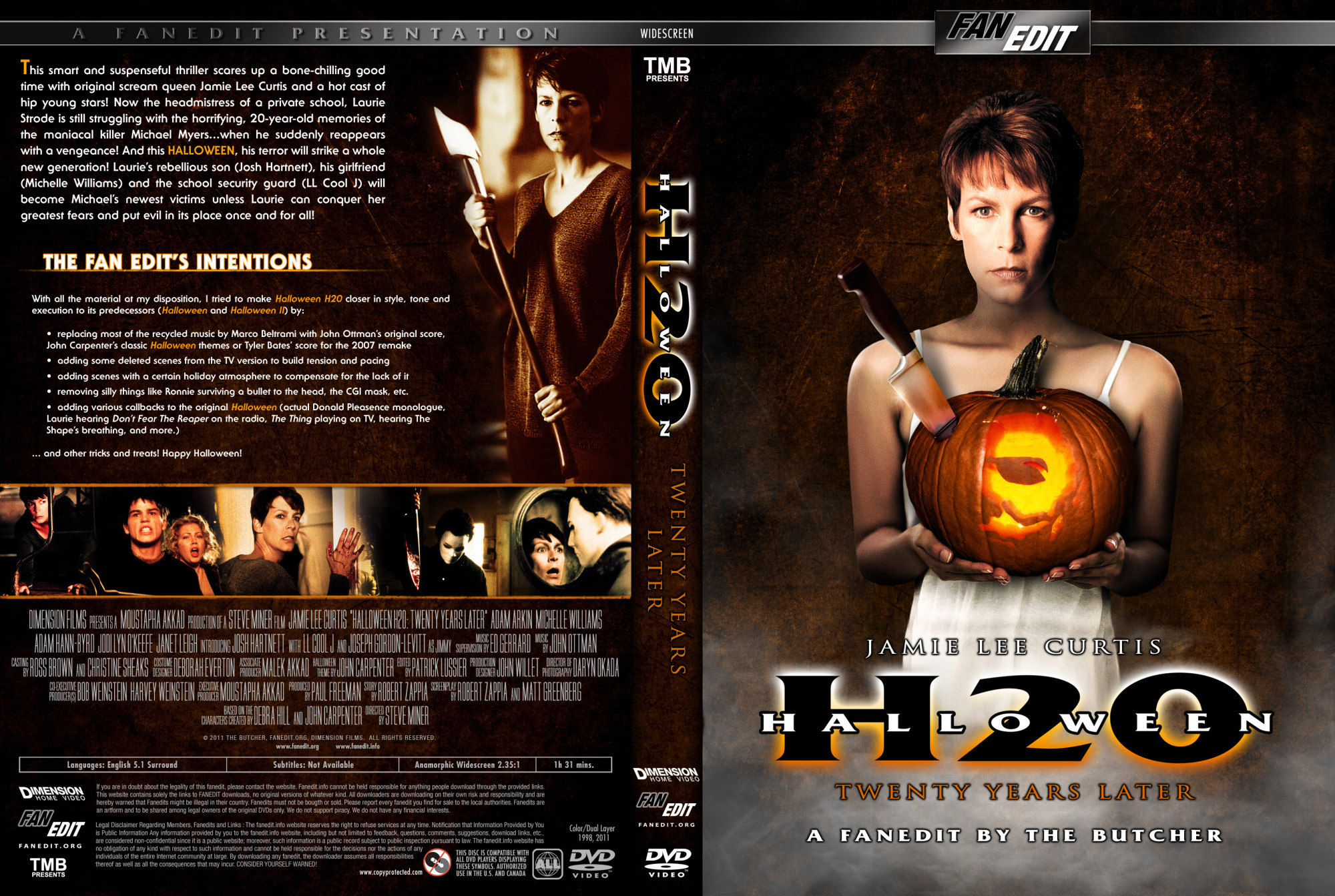 Fanedit of Halloween H20: Twenty Years Later, A - Fanedit.org, image size:2000x1343